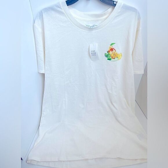 New And Now This Men's citrus Graphic Crewneck Short Sleeve T-Shirt Top XXL - Picture 8 of 9